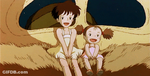 Girl Laying On Totoro Ready Fur Cuddlez GIF