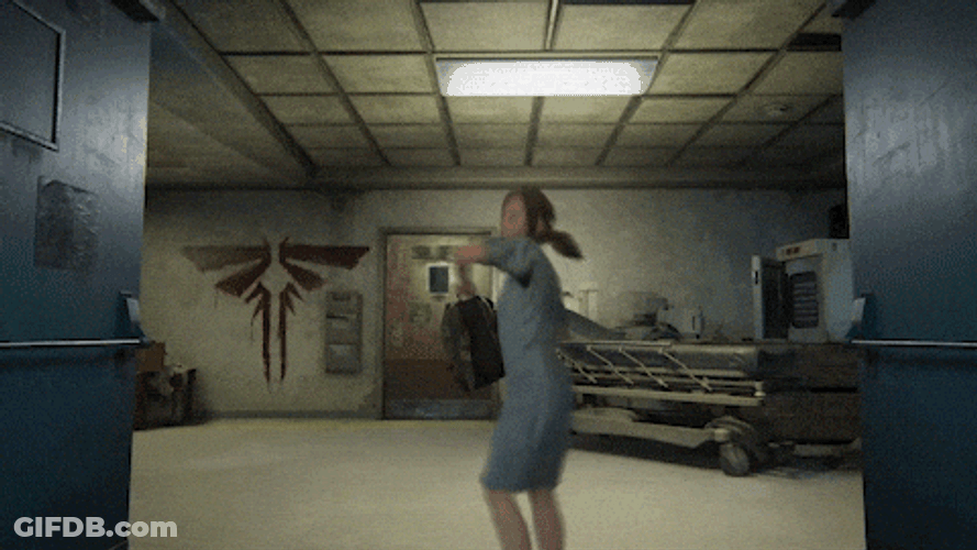 Girl Leaving Happy Dance Meme GIF
