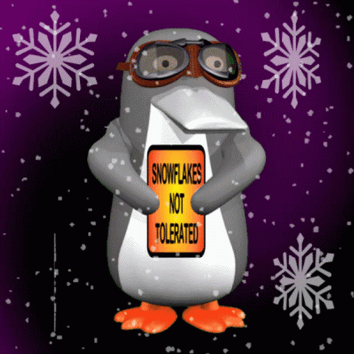 Girl Licking Snowflake GIF