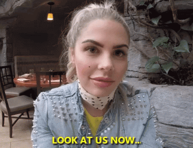 Girl Look At Us Now GIF