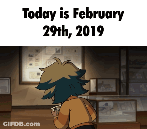 Girl Looking At Display Case February 29 2019 GIF