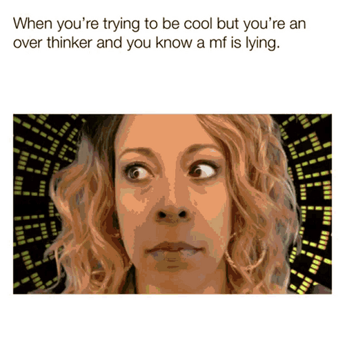 Girl Looking Sideways Liar Meme GIF
