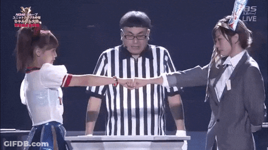 Girl Lost Devastated Playing Rock Paper Scissors GIF