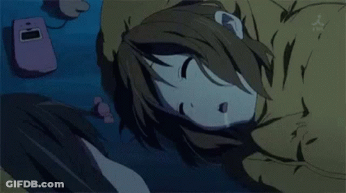 Girl Lying On Floor With Phone GIF