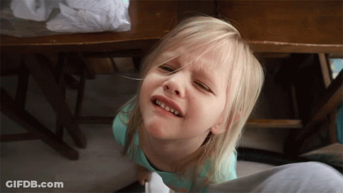 Girl Making Funny Face GIF