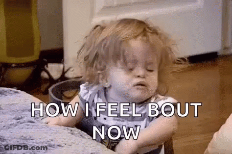 Girl Making Funny Face Saying How I Feel GIF