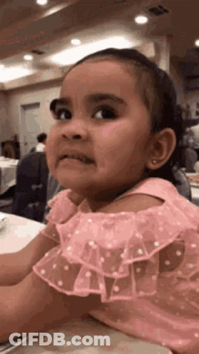 Girl Making Funny Face GIF