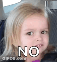 Girl Making Funny No Face GIF