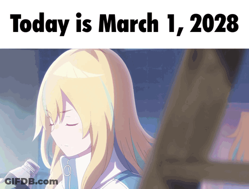 Girl March 1St 2028 GIF