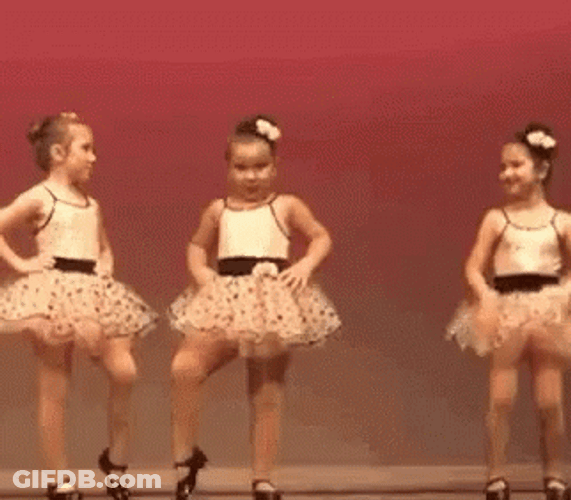 Girl On Stage Shows Diva Attitude GIF
