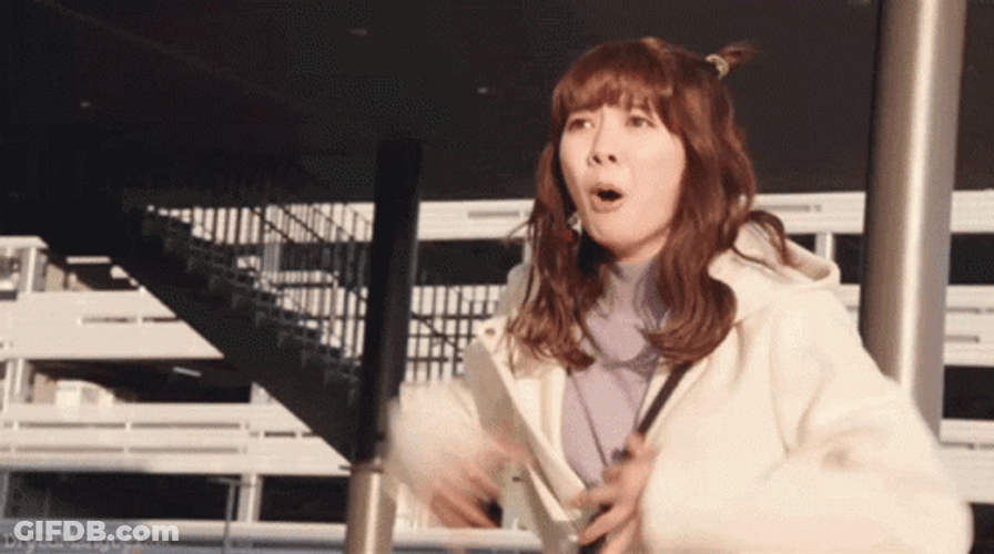 Girl Panic Hyperventilating GIF