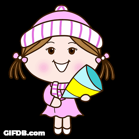 Girl Party Popper GIF