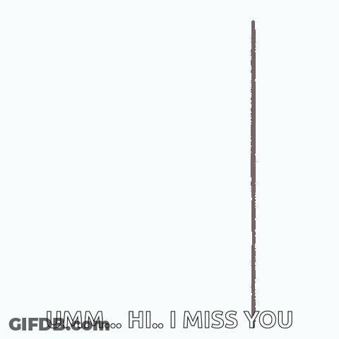 Girl Peeking Out Saying Hi I Miss You GIF