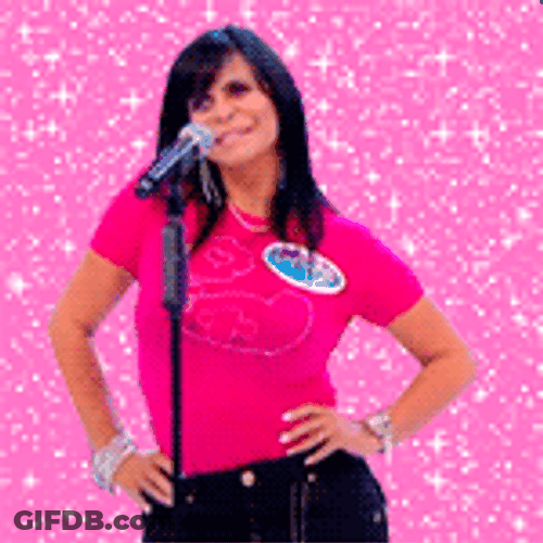 Girl Pink Glitter Background GIF