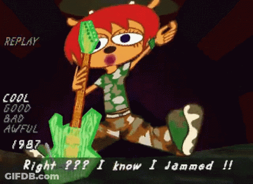 Girl Playing Guitar Cool Good Bad Awful 987 Right And I Know I Jammed GIF