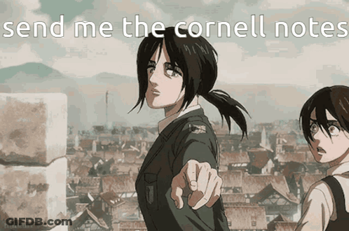 Girl Pointing At Camera Send Me Cornell Notes GIF