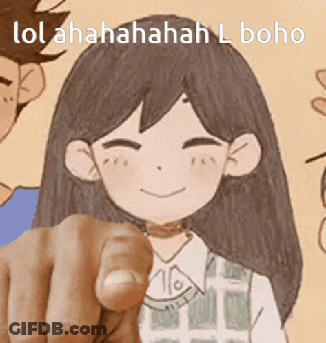 Girl Pointing Saying LOL Ahahahahah L Boho GIF