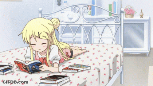 Girl Reading A Certain Scientific Railgun GIF