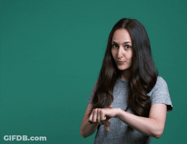 Girl Reminding Time's Up Hurry Up GIF
