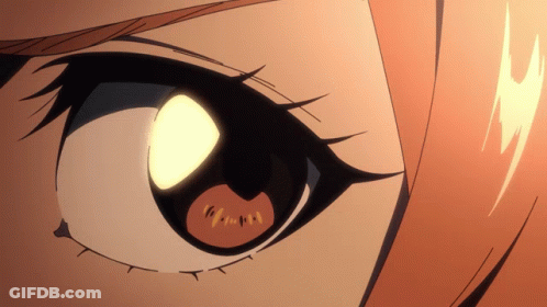 Girl's Eye Close Up With Light GIF