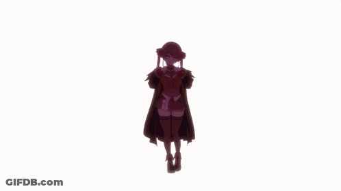 Girl's Eye With Heart Shaped Pupil GIF