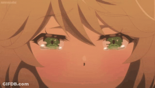 Girl's Eyes With Tears GIF