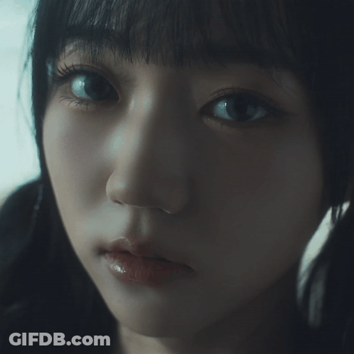 Girl's Face Close Up GIF