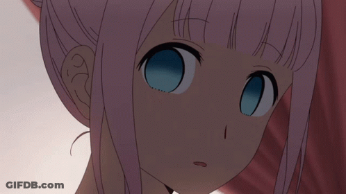 Girl's Face Close Up With Blue Eyes GIF