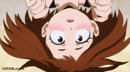 Girl's Face Close Up With Eyes Closed GIF