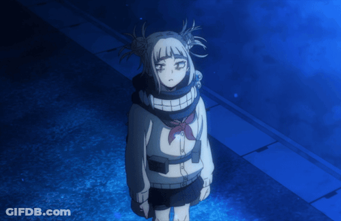 Girl's Face Close Up With N On Head GIF