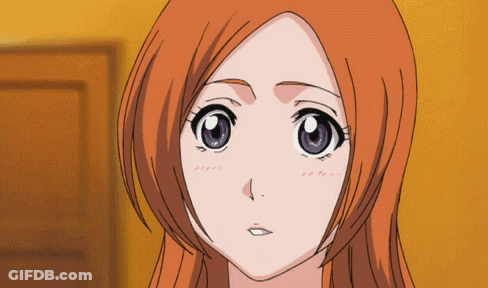 Girl's Face On Purple Background GIF