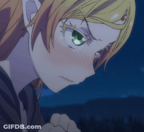 Girl's Face With Tears GIF