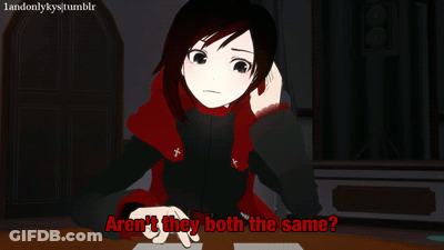 Girl Saying Arent They Both The Same GIF