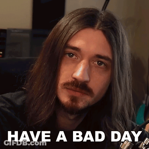 Girl Saying Awful Morning Chaos Havoc Despair GIF