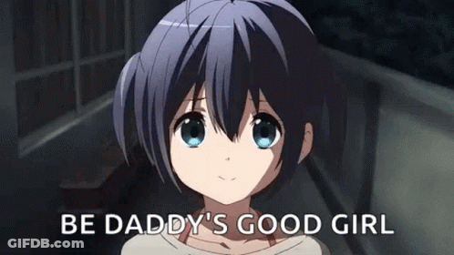 Girl Saying Be Daddy Good Girl GIF