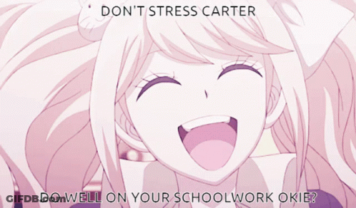 Girl Saying Do Well On Your Schoolwork Okie GIF