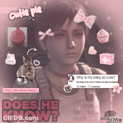 Girl Saying Does He Know GIF