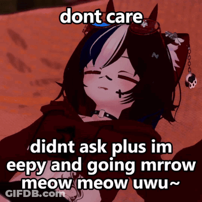 Girl Saying Dont Care GIF