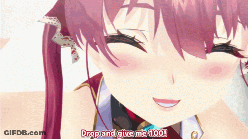 Girl Saying Drop And Give Me 100 GIF