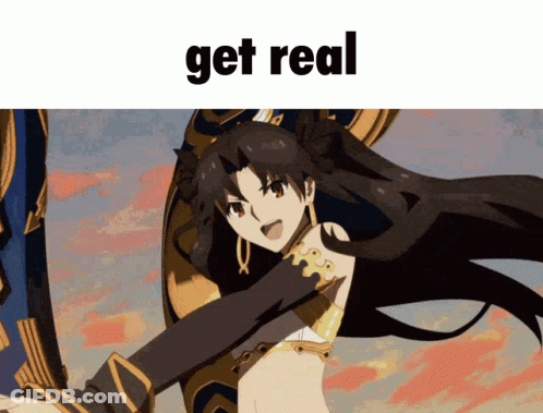 Girl Saying Get Real GIF