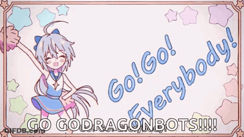 Girl Saying Go Go Everywhere GIF