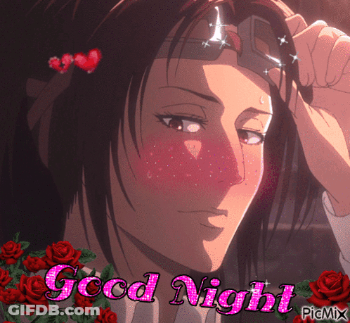 Girl Saying Good Night GIF