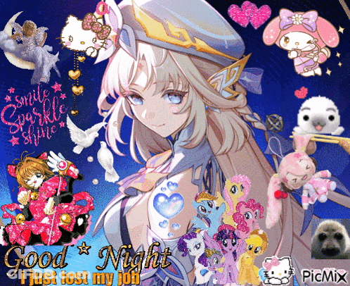 Girl Saying Good Night I Just Lost My Job GIF