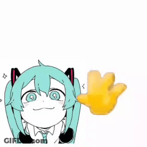Girl Saying Hello Next To French Fries GIF