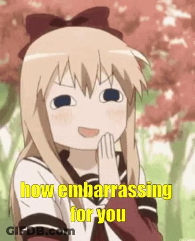 Girl Saying How Embarrassing For You GIF