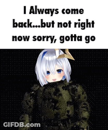 Girl Saying I Always Come Back GIF