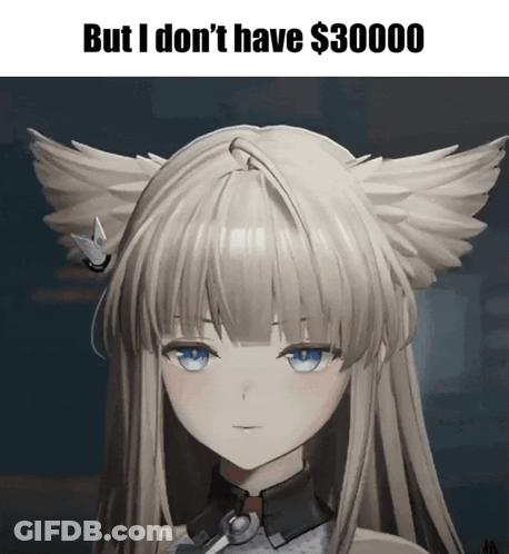 Girl Saying I Don't Have 300000 GIF