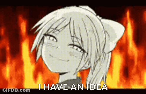 Girl Saying I Have An Idea GIF
