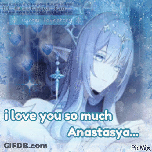Girl Saying I Love You So Much Anastasya GIF