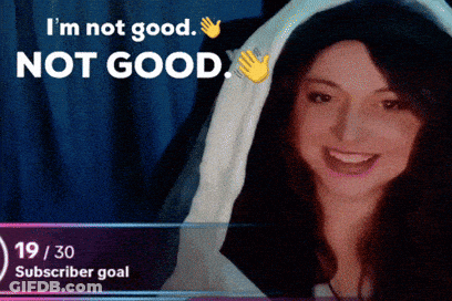 Girl Saying I'm Not Good Not Good GIF
